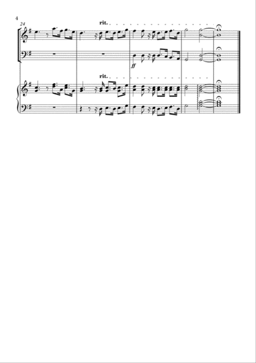 Song of Freedom Piano Trio scores gallery preview page 4