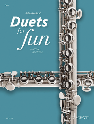 Book cover for Duets for Fun: Flutes