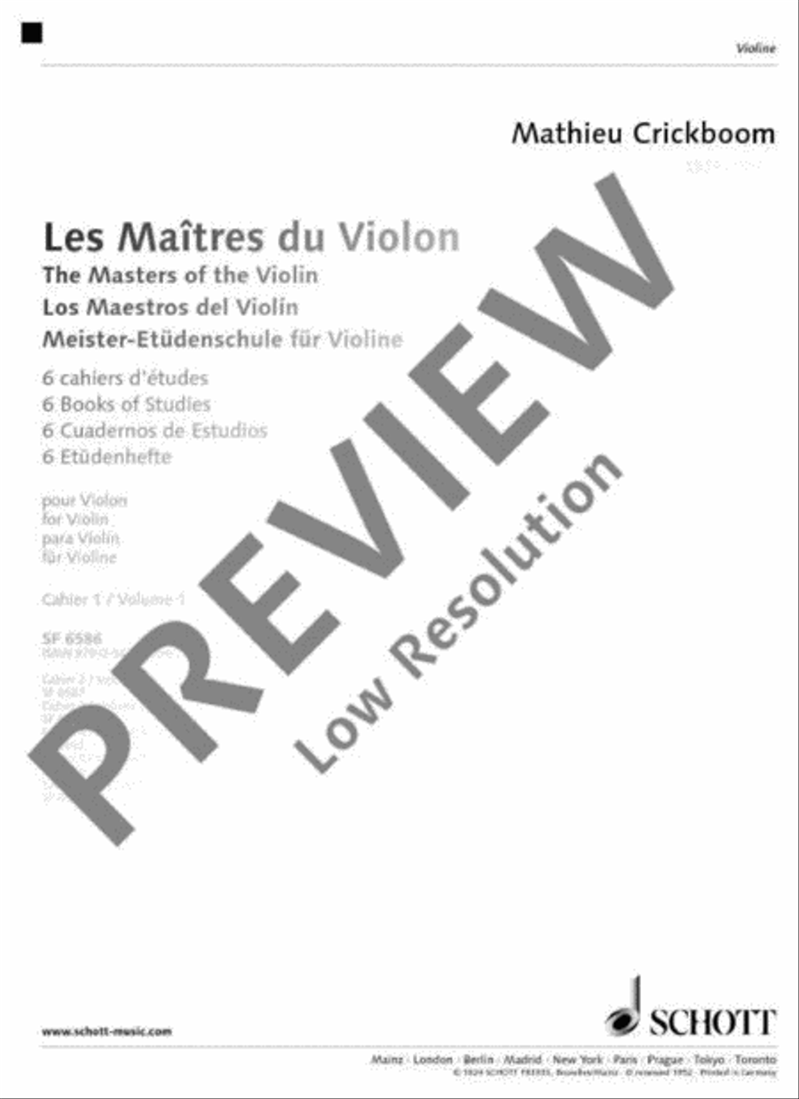 The Masters of the Violin