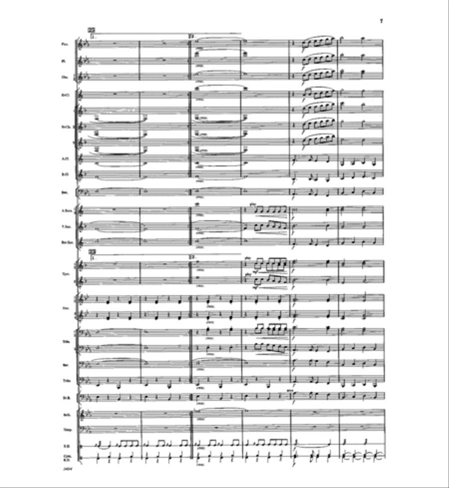 The Americans The Americans Concert Band scores gallery preview page 6