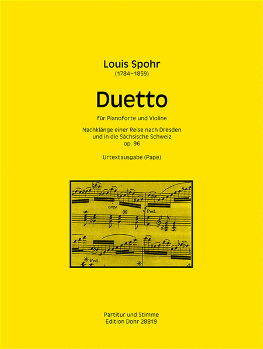 Duetto für Violine und Klavier op. 96 