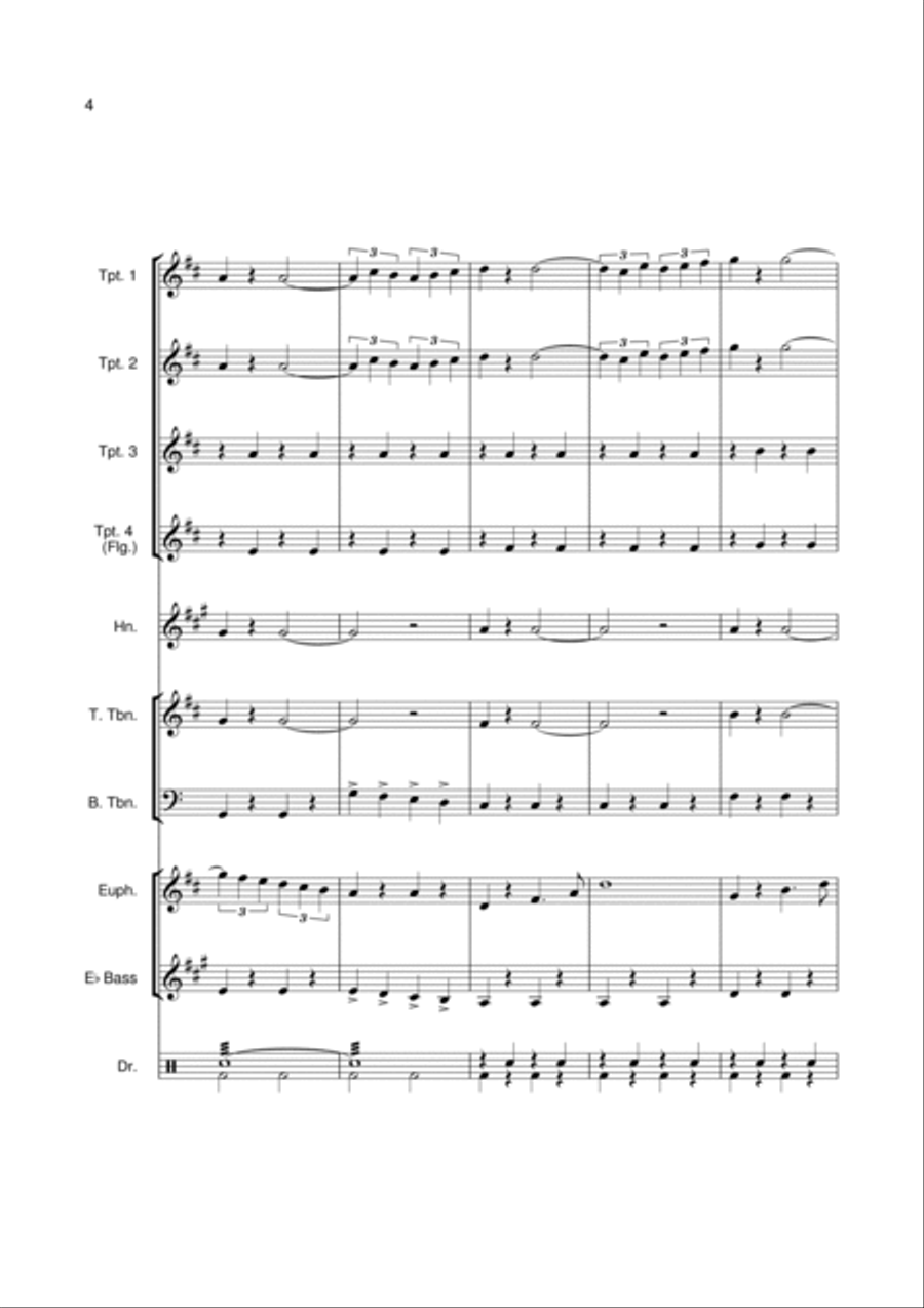Punjaub Brass Ensemble scores gallery preview page 5
