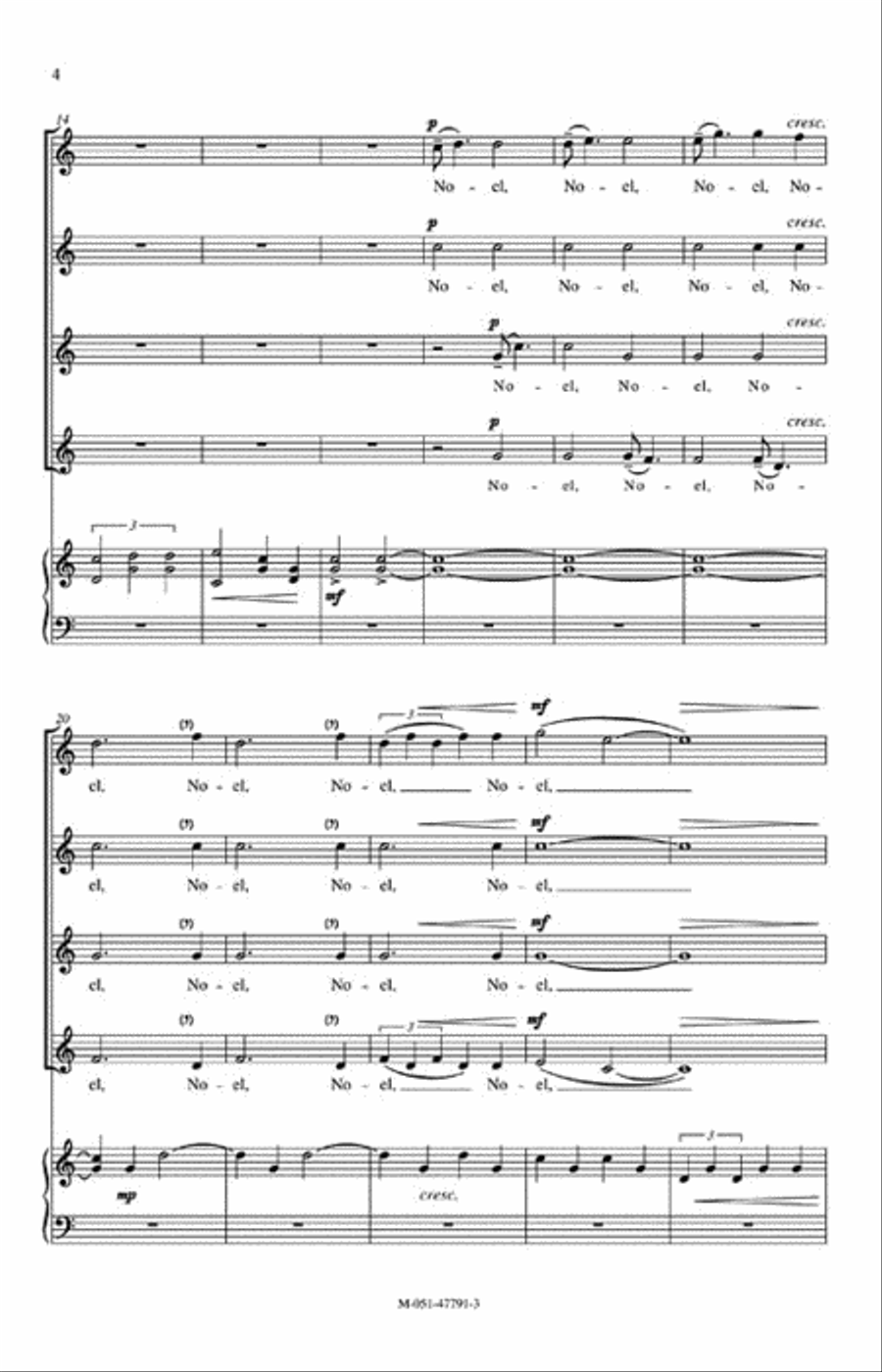 Noel Noel 4-Part scores gallery preview page 3