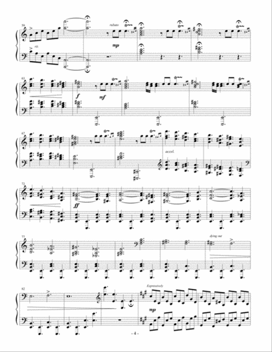 Sonata in A minor Piano Solo scores gallery preview page 5