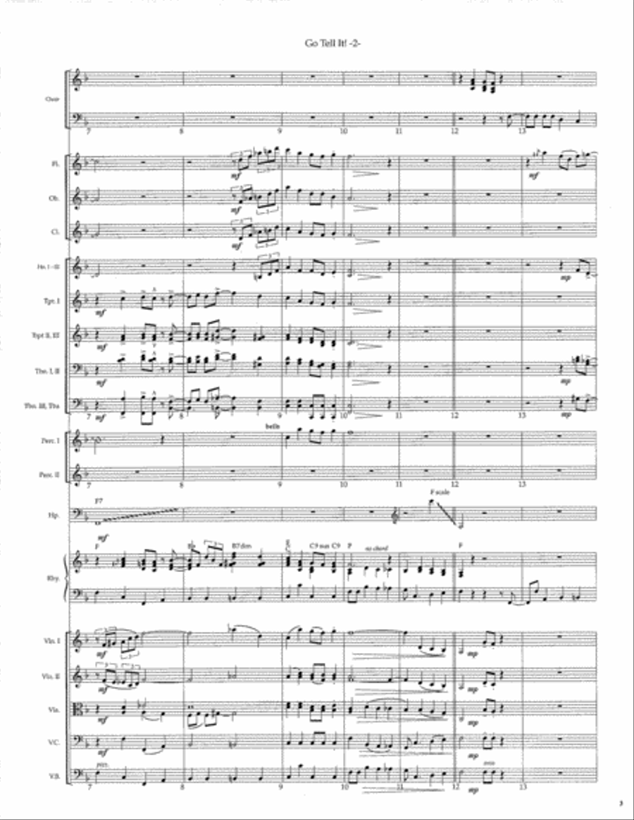 Go Tell It! SSATB scores gallery preview page 4