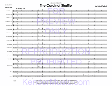 Cardinal Shuffle, The (Full Score)