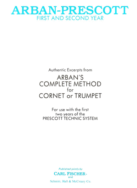 Arban-Prescott First and Second Year