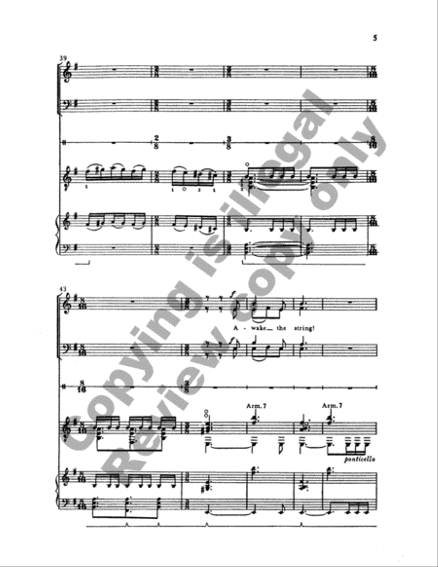 What Sweeter Music (Choral Score)