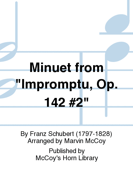 Minuet from "Impromptu, Op. 142 #2"