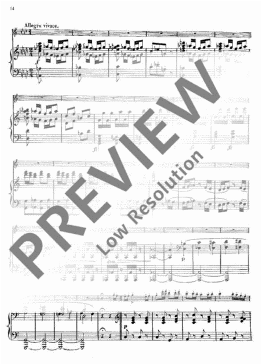 Fantaisie sur des airs écossais Flute scores gallery preview page 15