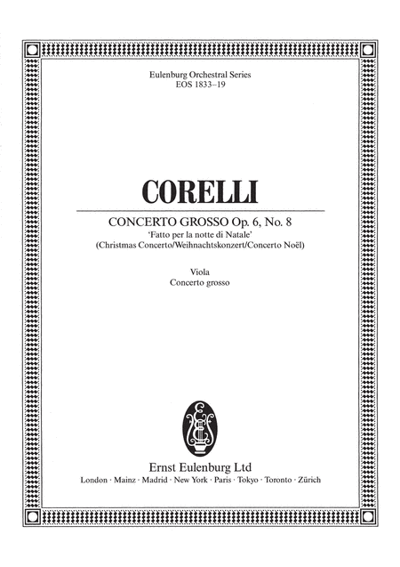 Concerto grosso Op. 6 No. 8 in G minor