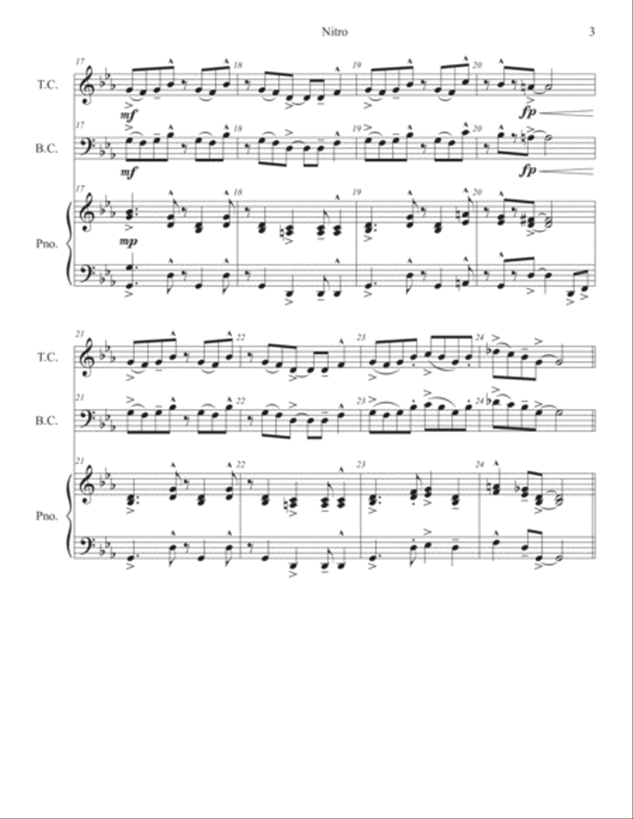 Nitro - Flex Solo for All Instruments Small Ensemble scores gallery preview page 3