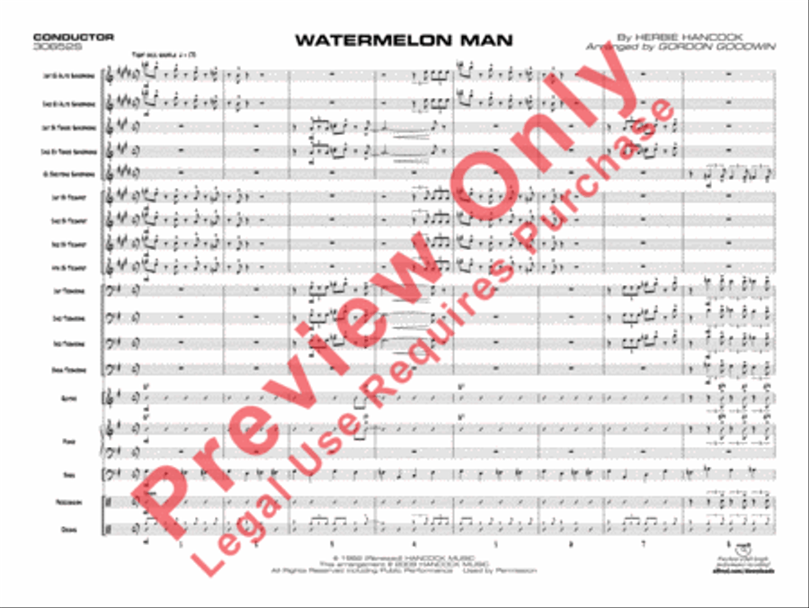 Watermelon Man Jazz Ensemble scores gallery preview page 4