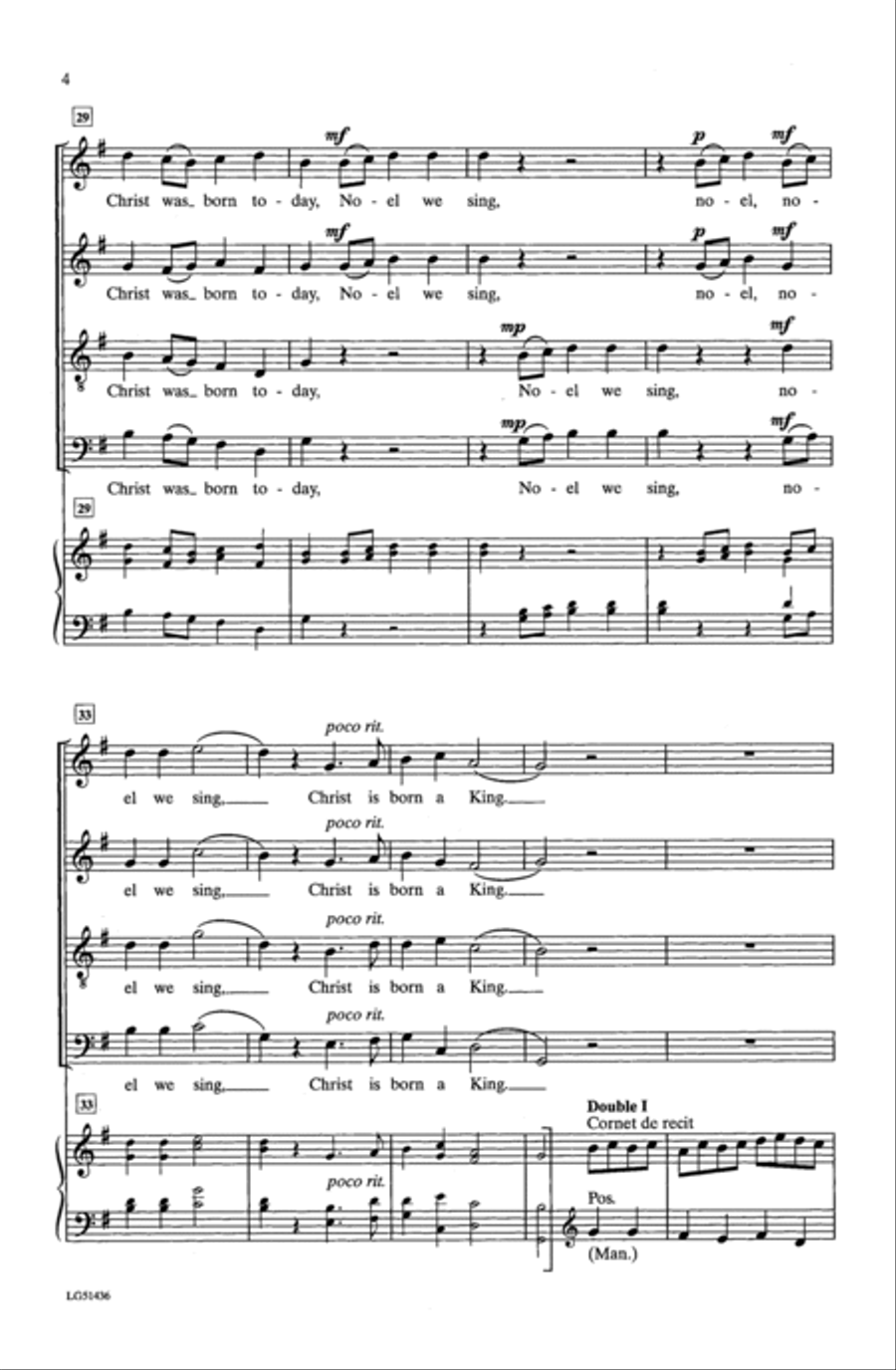 Noel We Sing 4-Part scores gallery preview page 19