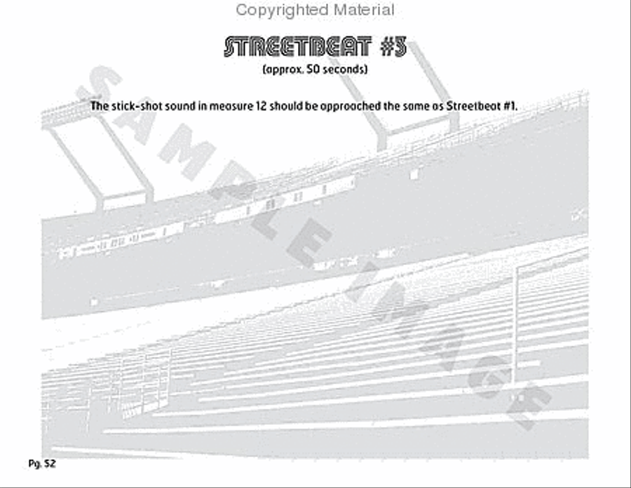 Stadium 54 Percussion scores gallery preview page 45