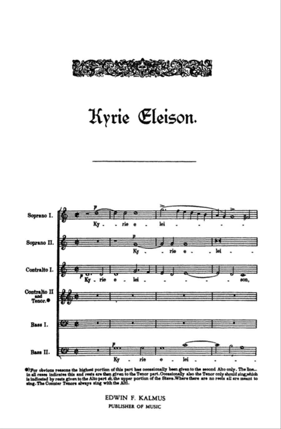 Missa Papae Marcelli 4-Part scores gallery preview page 4