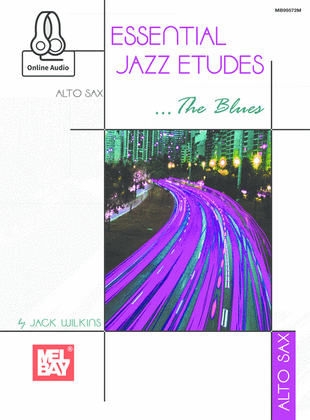 Book cover for Essential Jazz Etudes...The Blues - Alto Sax