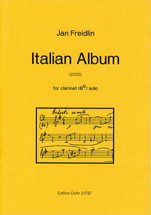 Italian Album für Klarinette (B) solo (2000)