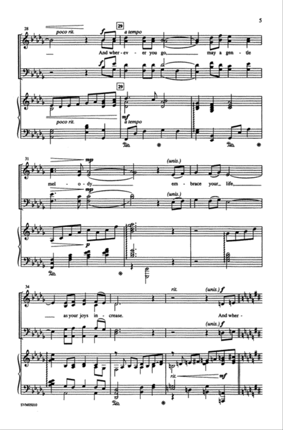 And Wherever You Go Choir scores gallery preview page 4
