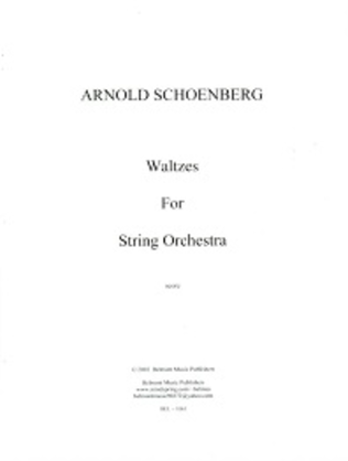 Book cover for Ten Early Waltzes for string orchestra