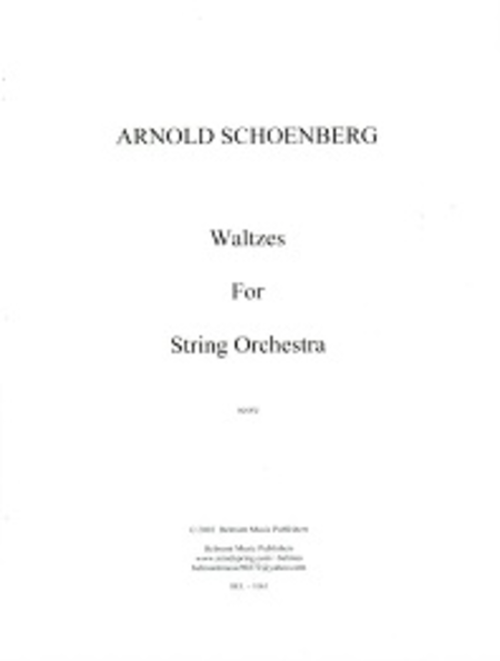 Ten Early Waltzes for string orchestra image number null
