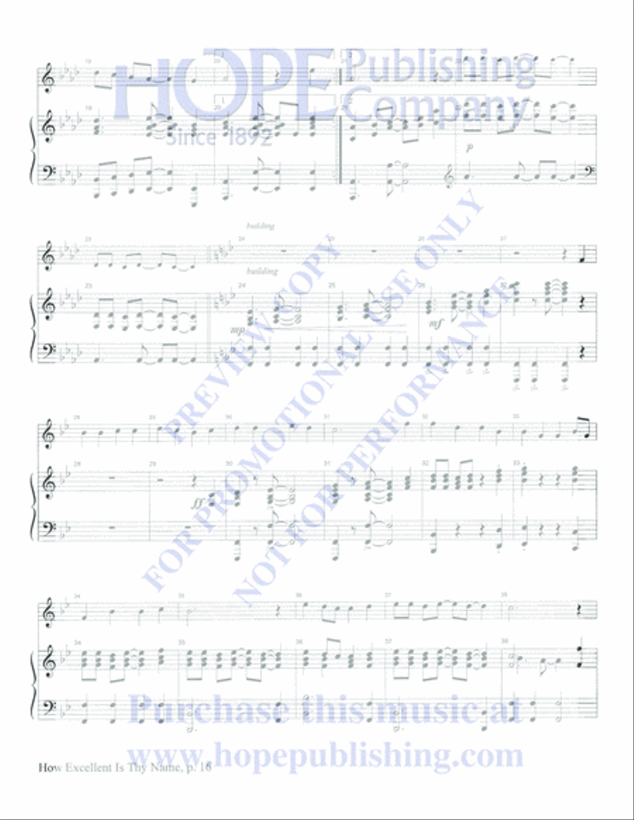 Praise Him with Instruments Orchestra scores gallery preview page 18