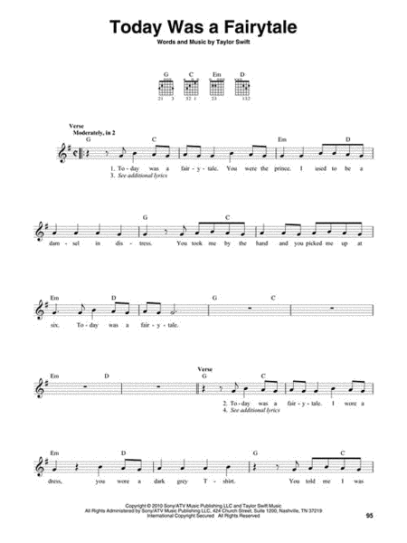 The Guitar 4-Chord Songbook G-C-D-Em