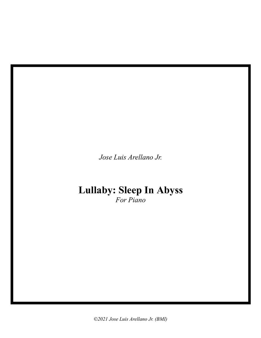 Lullaby: Sleep in Abyss Piano Solo scores gallery preview page 1