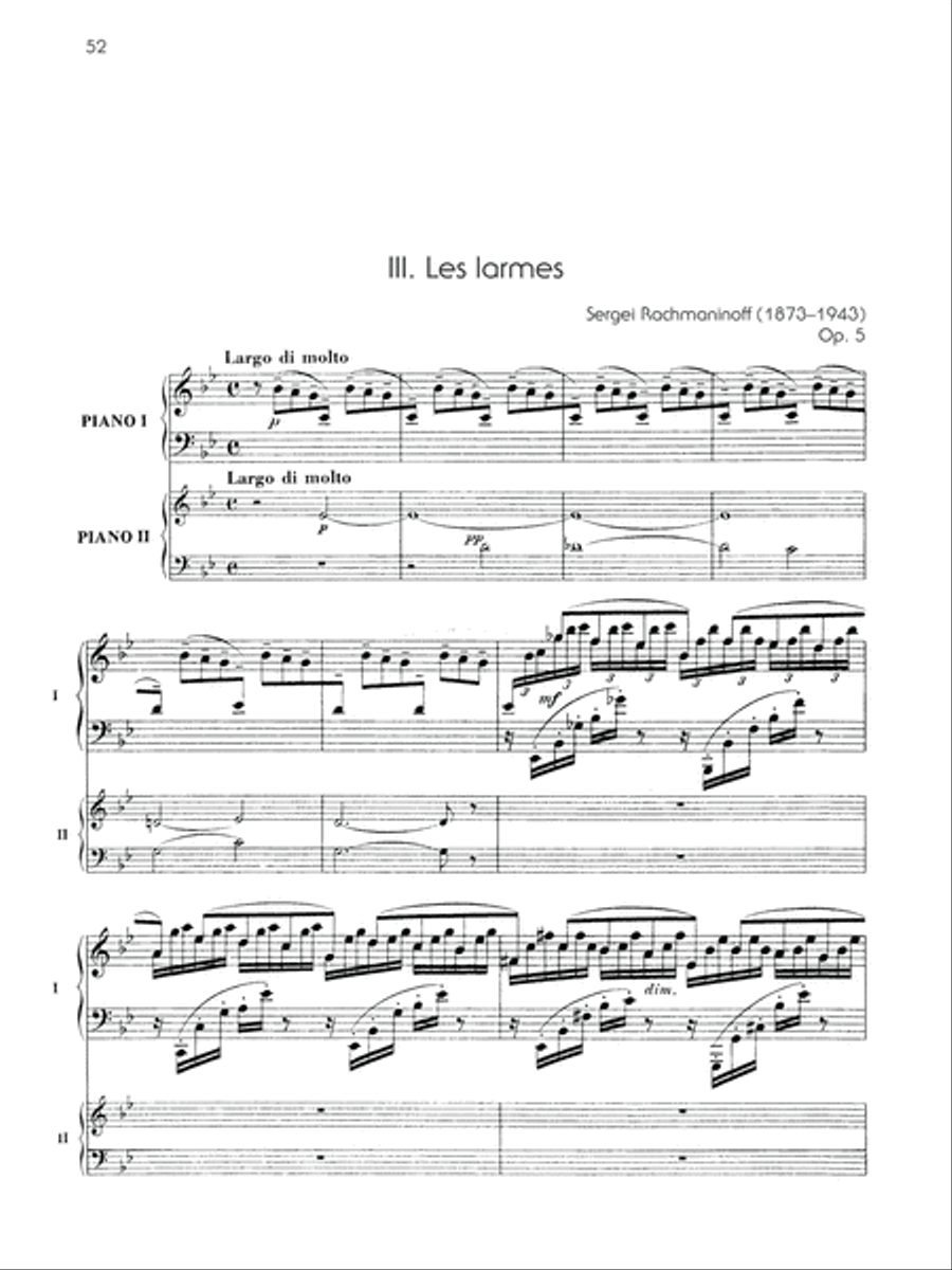 The Piano Works of Rachmaninoff, Volume 9 Small Ensemble scores gallery preview page 5