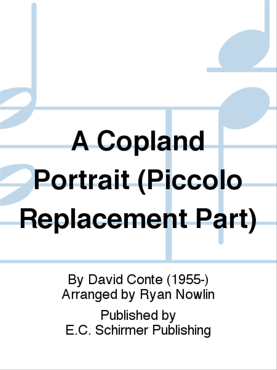 A Copland Portrait (Piccolo Replacement Part) Concert Band scores gallery preview page 1
