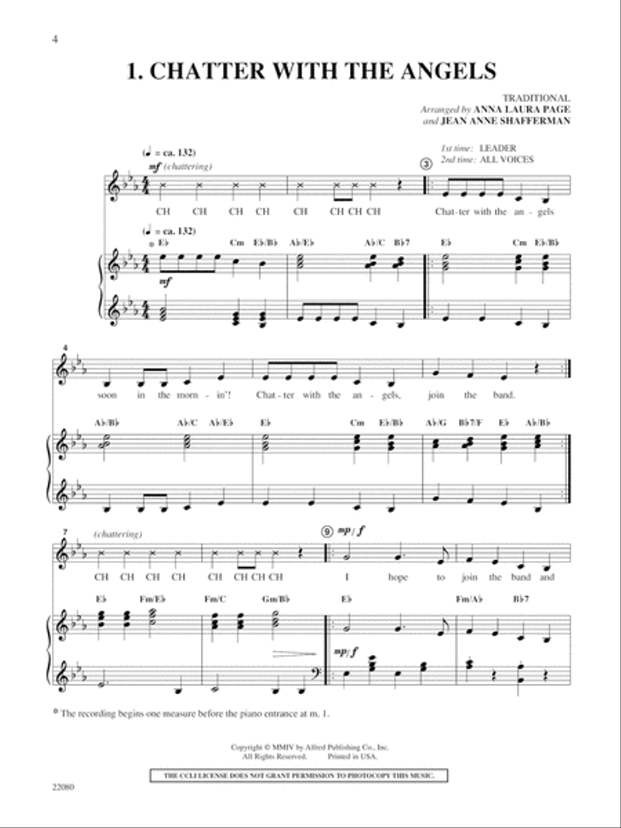 My First Spirituals Choir scores gallery preview page 3