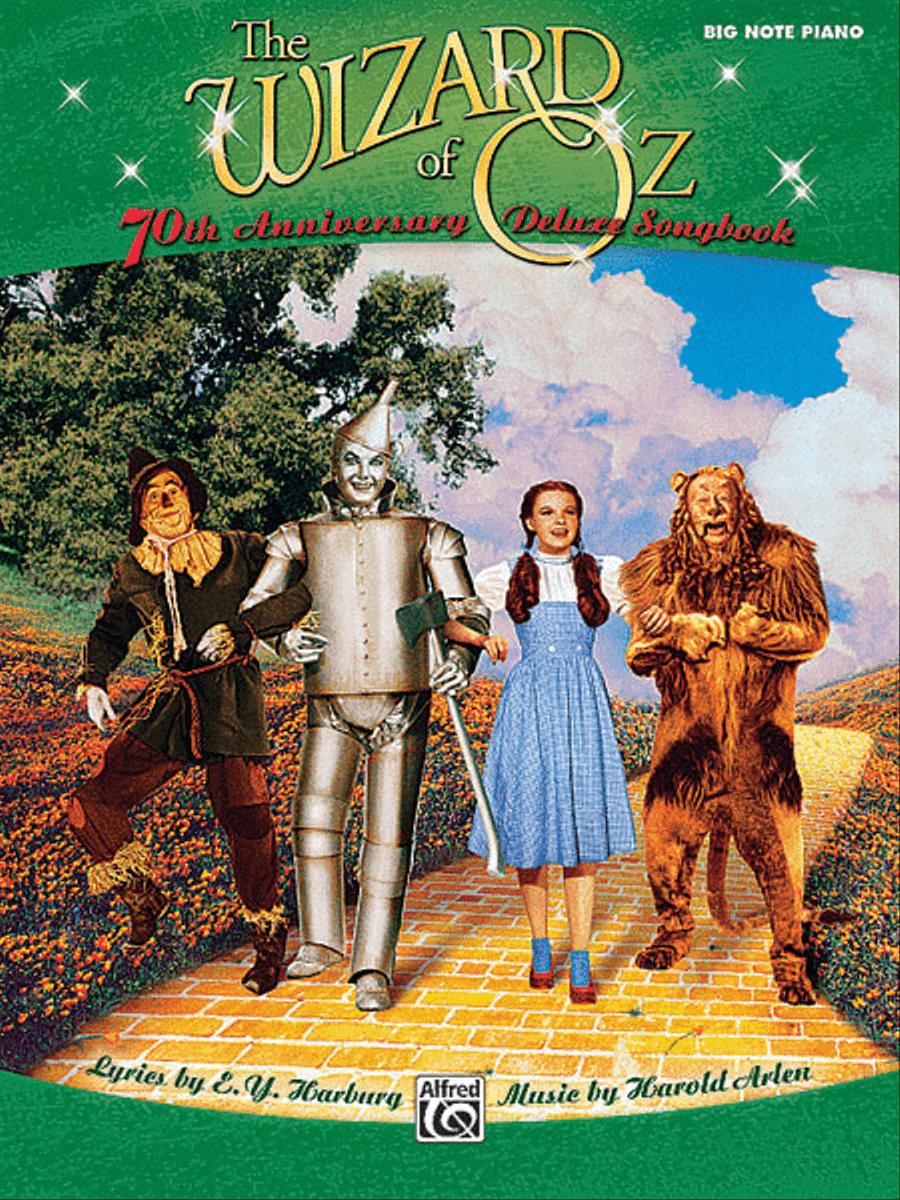 The Wizard of Oz -- 70th Anniversary Deluxe Songbook Easy Piano scores gallery preview page 1