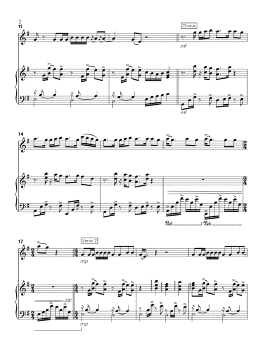 Willow Willow Flute Solo scores gallery preview page 5