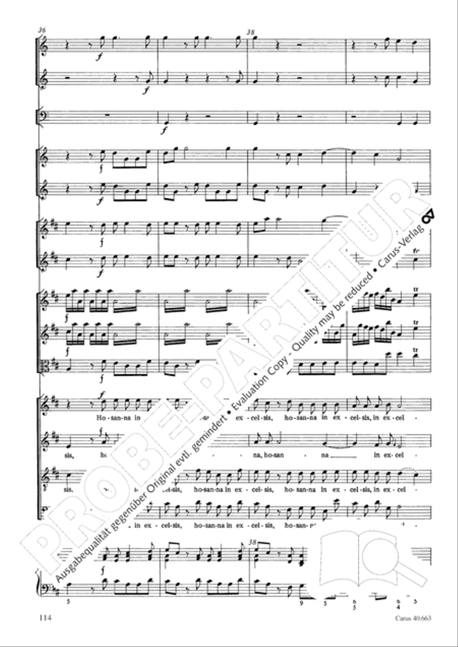 Mass in D minor (Missa in d) ATB scores gallery preview page 130