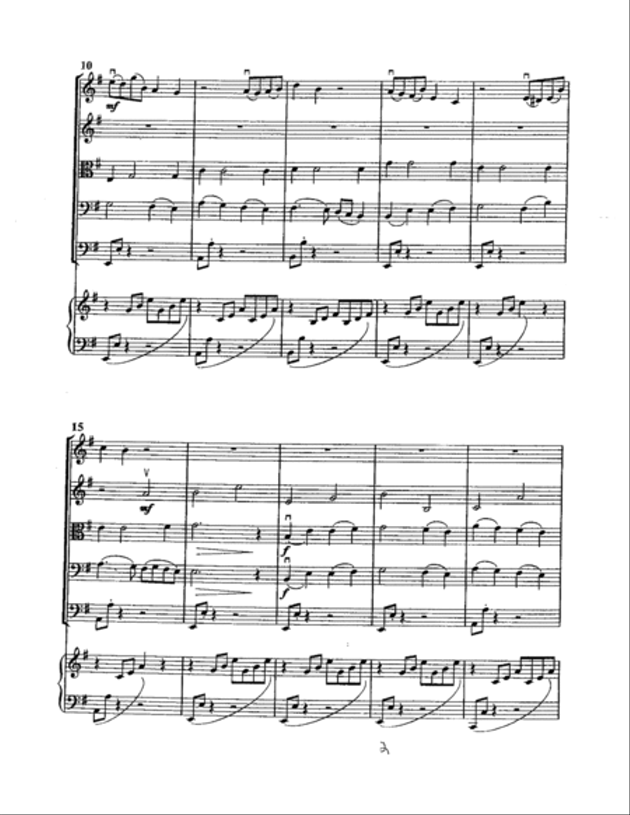 English Country Dance Suite 1 Orchestra scores gallery preview page 3