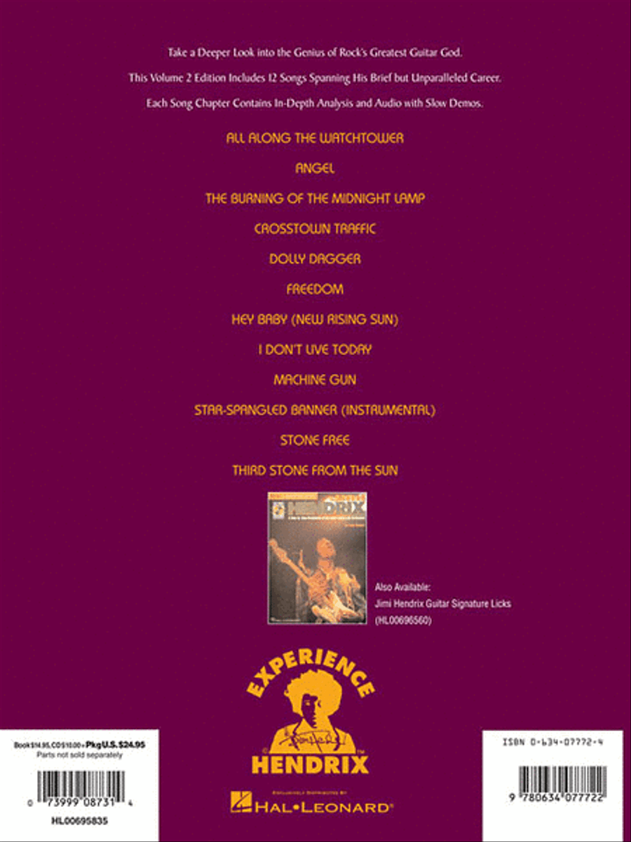 Jimi Hendrix – Volume 2 Electric Guitar scores gallery preview page 2