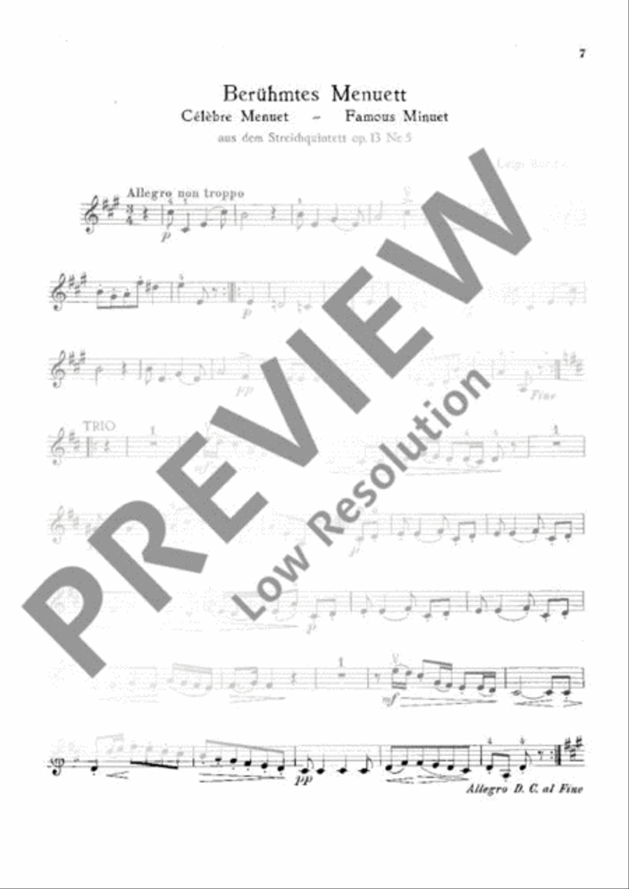 The classical Violin Violin scores gallery preview page 8