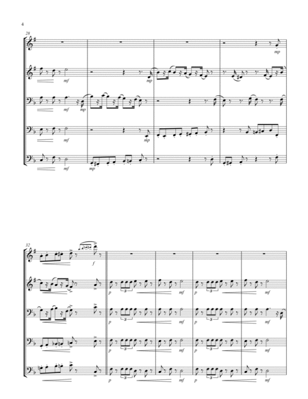 March (from "The Nutcracker Suite") (F) (Brass Quintet - 2 Trp, 2 Trb, 1 Tuba)