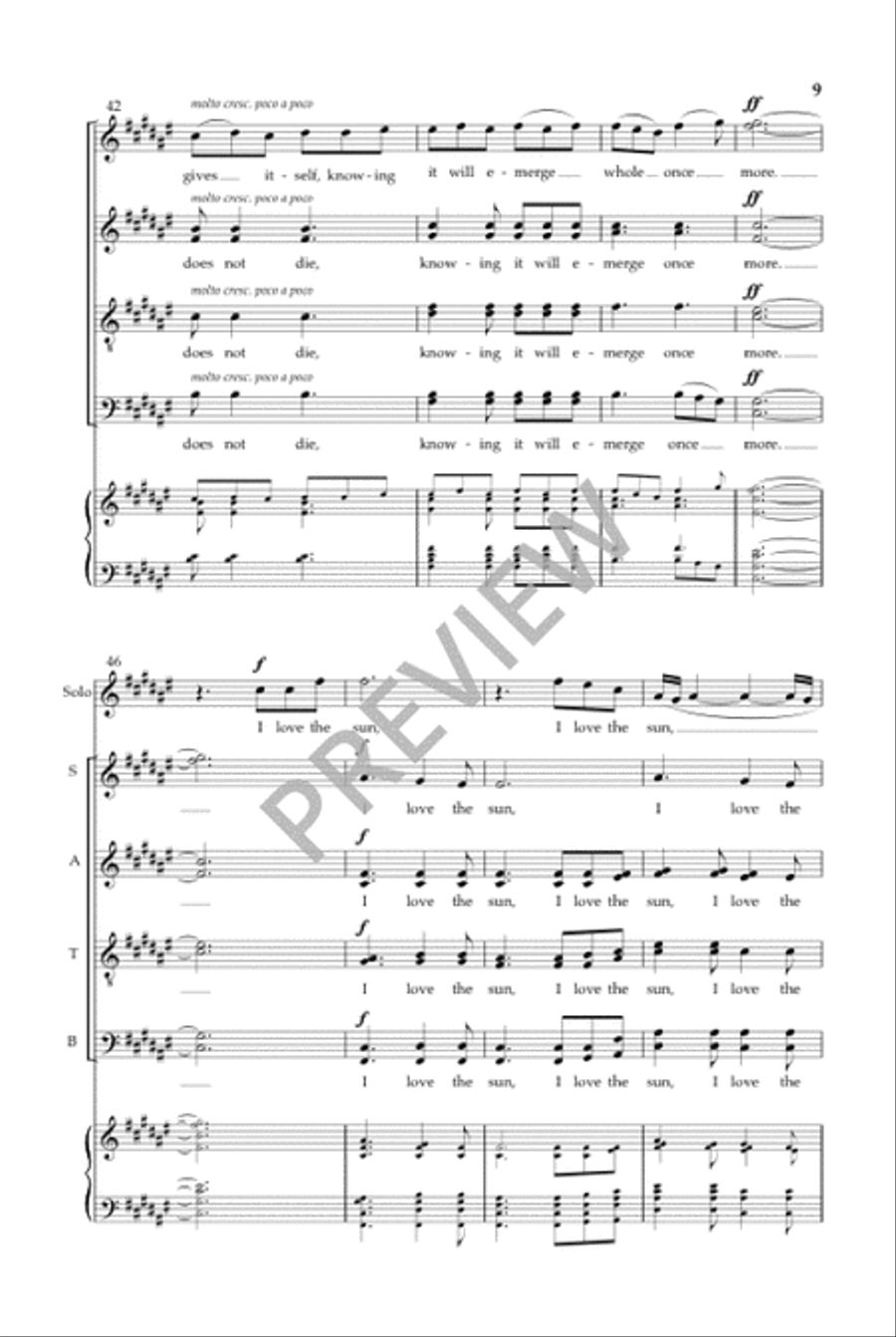 The Wisdom of the Moon Divisi scores gallery preview page 10