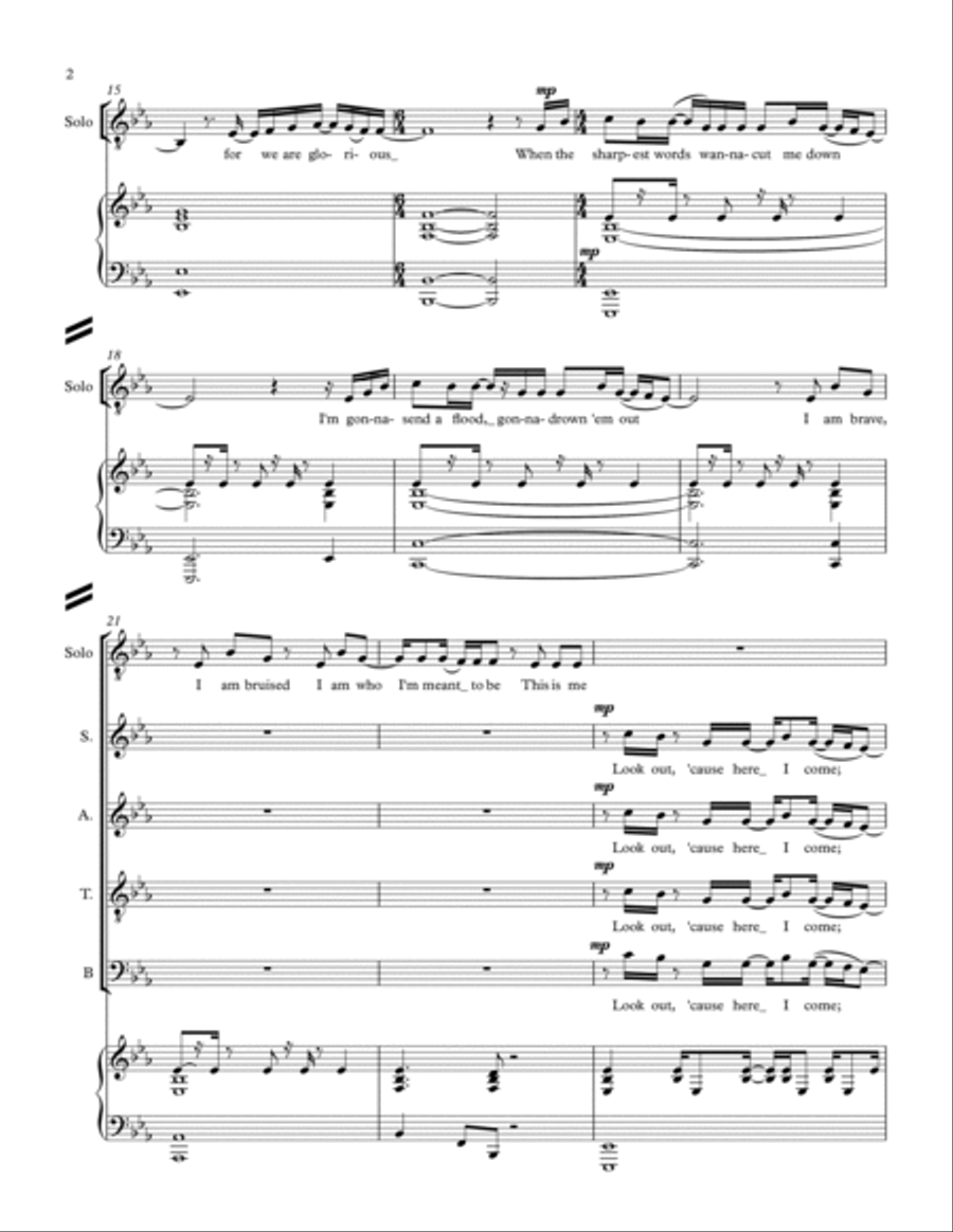 This Is Me Divisi scores gallery preview page 2