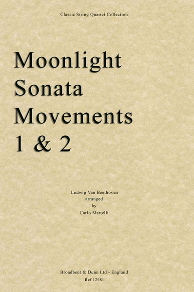 Moonlight Sonata, Movements 1 and 2