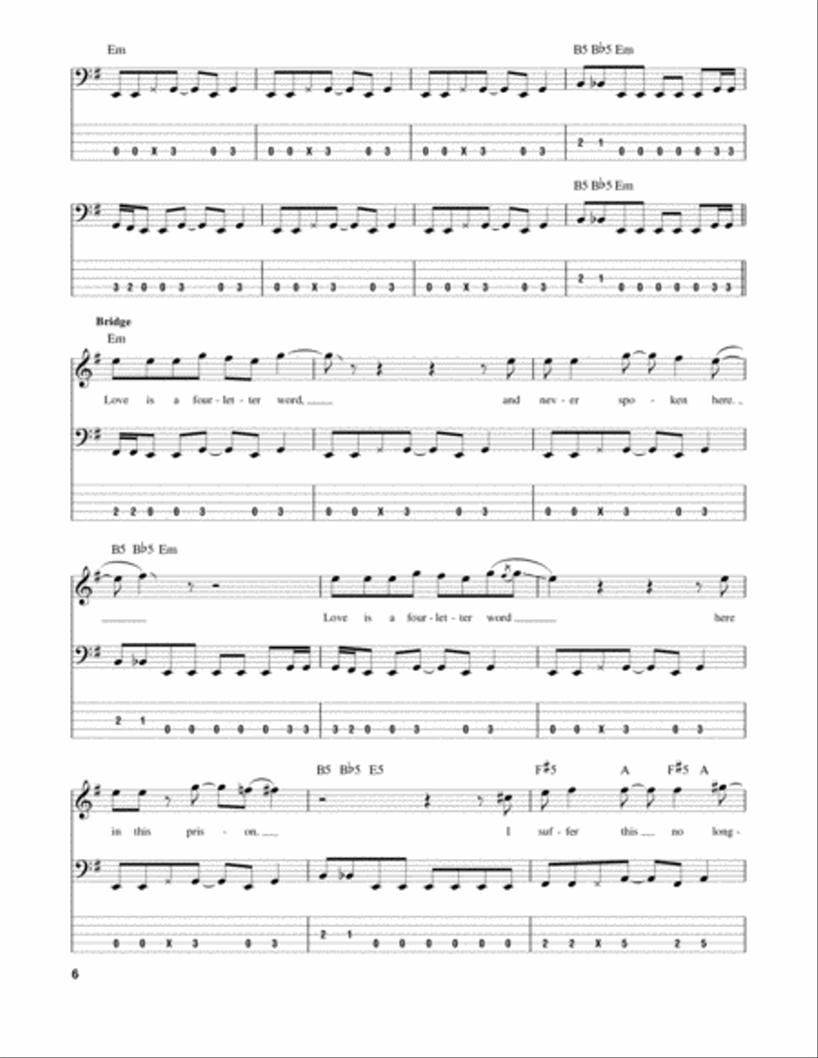 The Day That Never Comes The Day That Never Comes Guitar Tablature scores gallery preview page 6