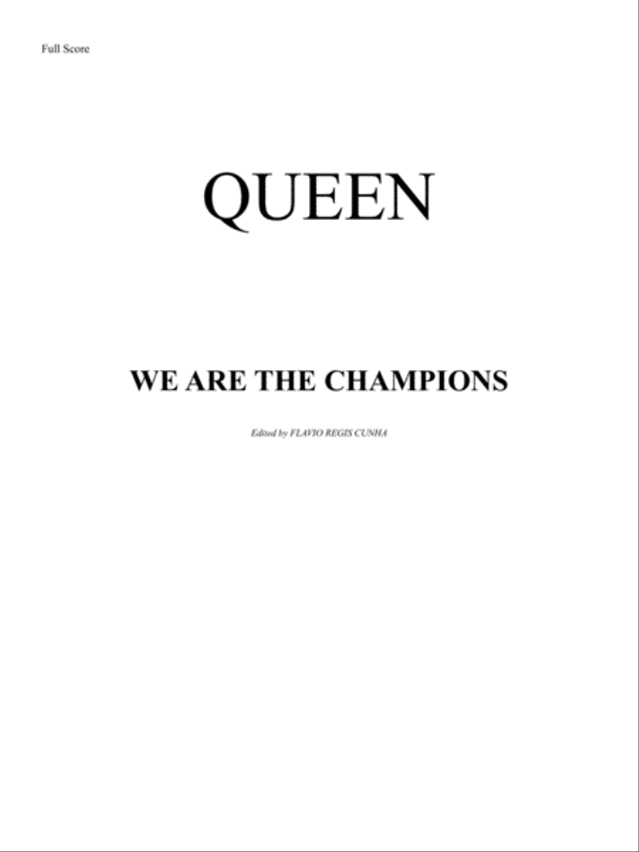 We Are The Champions Small Ensemble scores gallery preview page 2