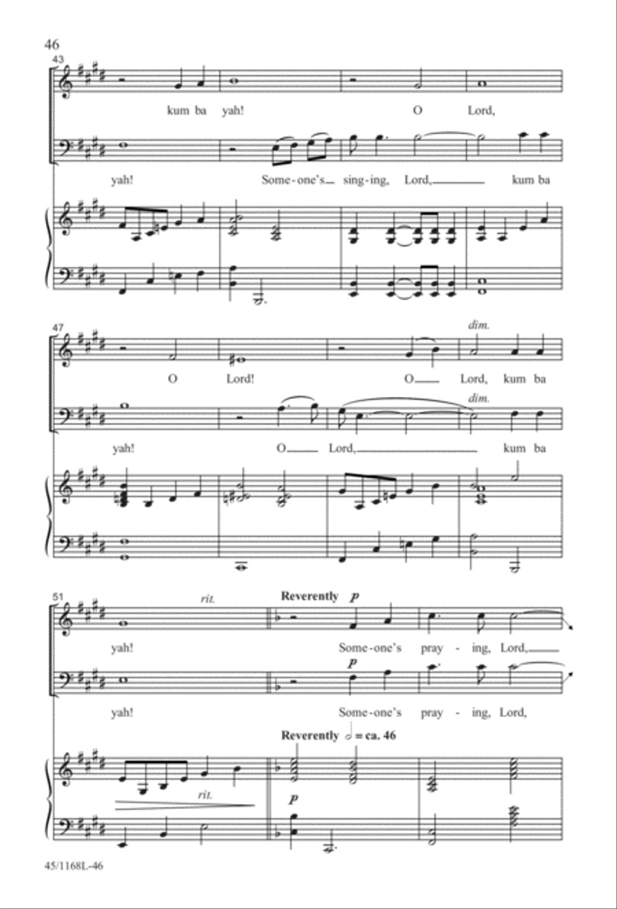 8 Anthems for About 12 Singers 3-Part scores gallery preview page 46