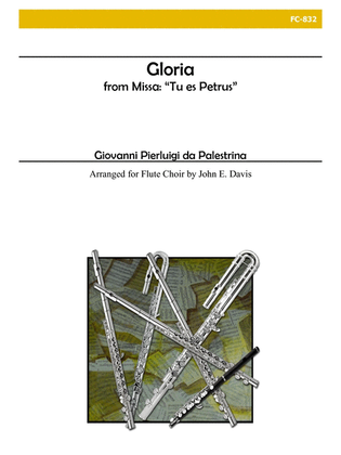 Gloria from "Missa Tu Es Petrus" for Flute Choir