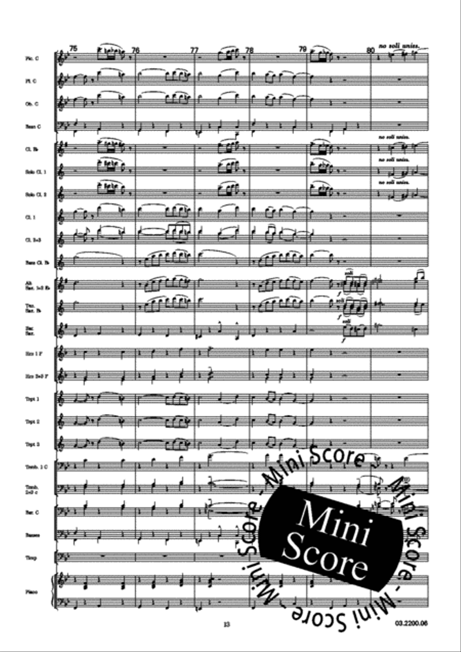 Menuet Pour Maddy Menuet Pour Maddy Fanfare Band scores gallery preview page 17