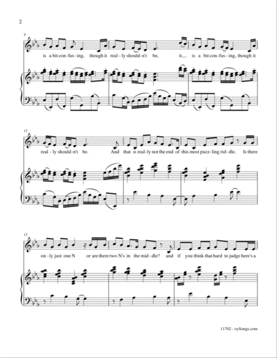 How Do You Spell Chanuka? Piano, Vocal, Guitar scores gallery preview page 2