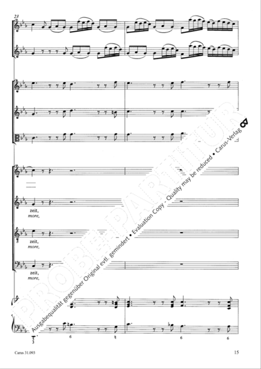 All those who seek God's sov'reign guidance (Wer nur den lieben Gott lasst walten) 4-Part scores gallery preview page 16