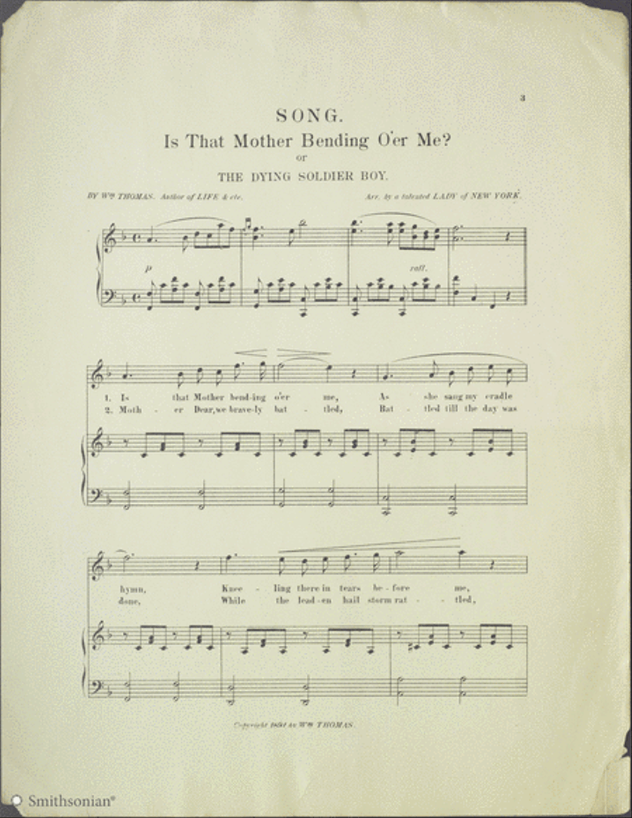 Is That Mother Bending O'er Me? 4-Part scores gallery preview page 2