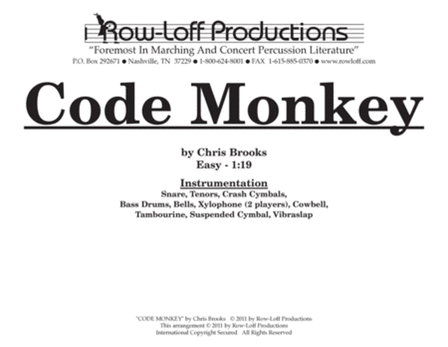 Code Monkey w/Tutor Tracks